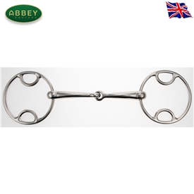 Abbey Riding Bitz Large Ring Jointed Beval